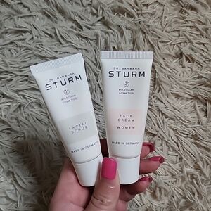 Dr. Barbara Sturm Face Cream and Facial Scrub Bundle 20mL / 0.67 fl oz New NWOB